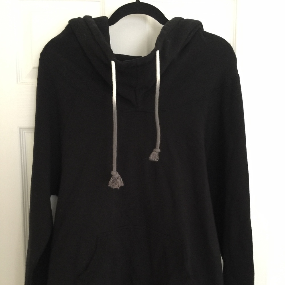 Peace Love World Plus Size M Fleece Knit Hoodie K